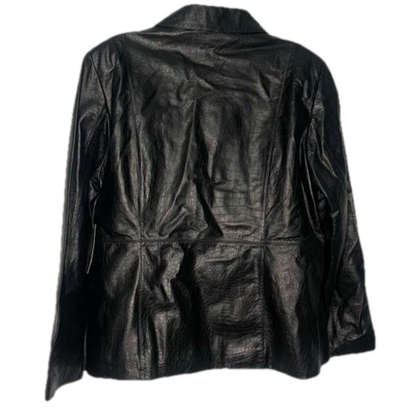 Worthington snake design leather jacket - Picture 2 of 5